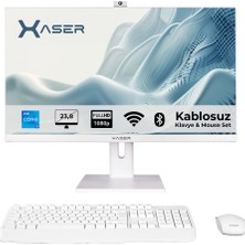 Xaser XS168 I3 12100 8gb Ram 512GB SSD 23.8" Webcam + Wifi+ Bt All In One Bilgisayar