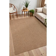 Zeora Home Doğal Jüt Görünümlü Dokuma Sisal Kilim Kaymaz Taban Salon Oturma Odası Mutfak Balkon Koridor Modern & Iskandinav Stil Antialerjik Yıkanabilir