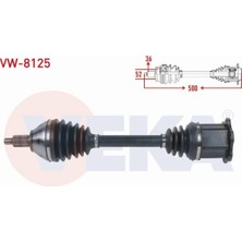 Otoco Volkswagen Polo (Aw1) 1.0 Tsı Dsg 2017- Komple Aks Sol Ön Uzunluk 500MM 2Q0407271F