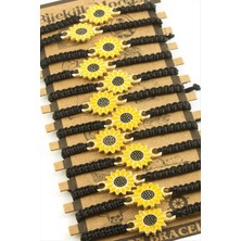 LTG Nova Papatya Makrome Örgülü Bileklik