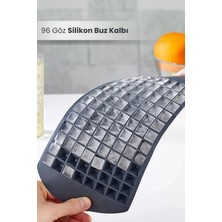Orvila Mini Piramit Şekilli Silikon Buz Kalıbı 96 Göz