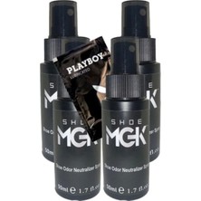 Özssay Shoe 4 Tane Ayak Kokusu 50 ml Ölçek Ayakkabılara Bakım Spreyi + Yanında Jel