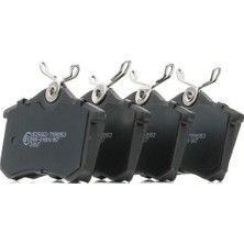 Bosch Fren Balata Arka 17,4mm Golf Iv-V-Vı/jetta V-Vı/polo Iıı-Iv-V-Vı/caddy Iıı/clıo Iıı/megane III-IV/207/208/307/308/PARTNER/C3 Iı-Iıı/c4 Iı/a3 II/A4II-III/A6 Iı/leon Iı-Iıı/ıbıza Iıı-Iv/crossland