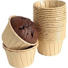 ŞEYLİŞEYLER Şeylişeyler - 50'li Muffin Kek Kapsülü - Kraft Cupcake Kağıdı