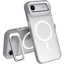 Crocus Strongshell IPHONE 17 Aır Magsafe Ozellıklı Kamera Standlı Kılıf Seffaf