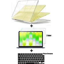 Nezih Case Macbook Neo 13 Inç (A18-A18 Pro 2026) Uyumlu Kapak + 2 Adet Ekran Koruyucu + Klavye Pedi Set