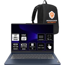 Lenovo Ideapad 5 Intel Core I5 13420H 16GB 5126GB SSD 14" Fhd+ Multi-Touch W11P 2-In-1 Taşınabilir Bilgisayar & Per4 Çanta + Pen 83KX004FTRP308