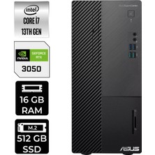 Asus Expertcenter D500ME i7 13700 RTX 3050 16GB RAM 512GB SSD Win11 Home D500000I713700P461 Masaüstü Bilgisayar + Per4 USB