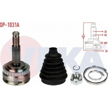 Otoco Opel Vectra B 1.6i Abslı 29 Dıs 22X22X52 A-T Uzunluk 144,8 mm 95-03 Aks Kafası Sol-Sağ Ön Dış