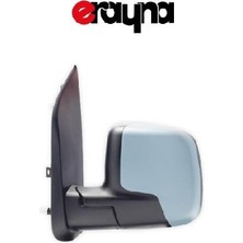 Ayna / Cam Komple Sol Fiorino Bipper Nemo 2007+ Mekanik Ayar Astarlı ( Boyanır ) Erayna 1046MA