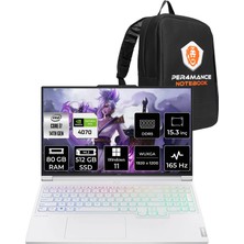 Lenovo Legion 7 i7 14700HX RTX 4070 8GB 80GB RAM 512GB SSD 16" 165Hz Win11 Home 83FD005KTRP398 Gaming Laptop + Per4 Çanta