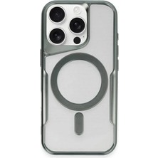 Senka Iphone 14 Pro Max Kılıf Boyi Magsafe Kapak - Yeşil