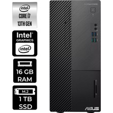 Asus Expertcenter D500ME i7 13700 16GB RAM 1TB SSD FreeDOS D500000I713700P302 Masaüstü Bilgisayar + Per4 USB
