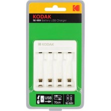 Akinco Kodak KD-29490 4’lü Aa/aaa Ni-Mh Type-C Otomatik Hızlı Pil Şarj Cihazı