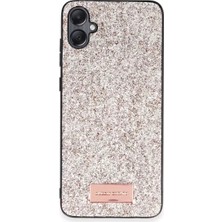 Senka Onegif Samsung Galaxy A05 Bright Simli Kapak - Gold