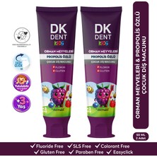 DKDENT Orman Meyveli Florürsüz Çocuk Diş Macunu 50 ml x 2 Adet
