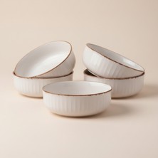 Jumbo Efes Opak Kase 14 cm 6’lı Set – Çorba & Kahvaltılık Kase, Modern Sunum Kasesi, Çok Amaçlı Kase Seti