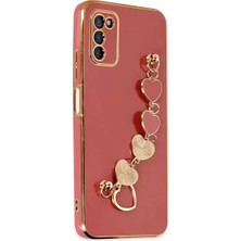 Senka Newface Samsung Galaxy A03S Kılıf Esila Silikon - Kırmızı