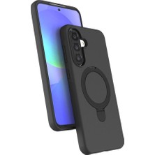 Senka Galaxy A36 Regal Magsafe Standlı Kapak - Siyah