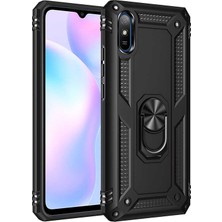 The Gencoo Xiaomi Redmi 9A Kılıf Tgco Vega Kapak-Siyah