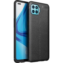 The Gencoo Oppo Reno 4 Lite Kılıf Tgco Niss Silikon Kapak-Siyah