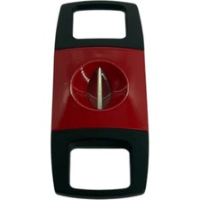 Premium Quality Pq Kırmızı Siyah V Metal Puro Makası Kesici