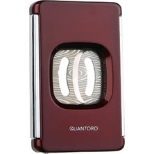 Quantoro Kırmızı Dahili Delicili Düz Puro Makası Kesici