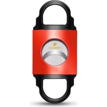 Cohiba Kırmızı Siyah Metal Puro Makası Kesici