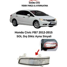Doğru Oto Honda Civic Fb7 Sol Dikiz Ayna Sinyali 2012-2015