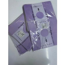 Mutkin Lila Renk Süt Kağıt Pelur Süsleme Kağıdı Çiçek Buket Sarma 28*28 Pakette 36 Adet