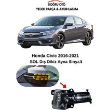 Doğru Oto Honda Civic Sol Dikiz Ayna Sinyali 2016-2021