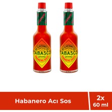 Tabasco Habanero Acı Biber Sosu 60 ml X2