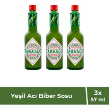 Tabasco Yeşil Acı Biber Sosu 57 ml X3