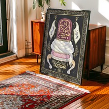 Pegziz Mevlevi Tekke Levhası Dini Poster Islami Çerçevesiz Duvar Dekoru