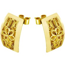 T51 Tuğrul Altın 22 Ayar Altın Küpe T050350