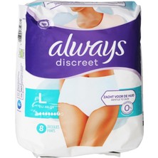 Always Discreet Külot Bez L Beden (44-54) 8’li