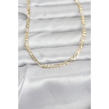 Youday Accessories cm 14K Gold Renk Kuşgözü Zincir Model 60 cm Kadın Kolye