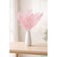 Yapay Çiçek Sitesi Yapay Eğrelti Ara Dal 50 cm Pembe