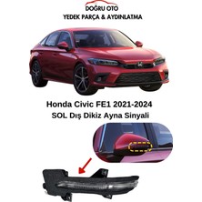 Doğru Oto Honda Civic Sol Dikiz Ayna Sinyali 2021-2024