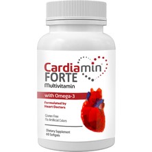 Özssay Cardiamin Forte: 1 Adet Multivitaminli OMEGA3LÜ 60 Soft Jel Kapsüllü Formül