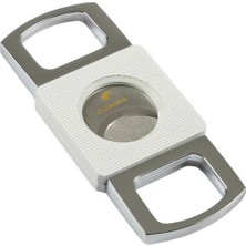 Cohiba Beyaz Gümüş Metal Puro Makası Kesici