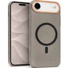 Fenza iPhone 17 Air Uyumlu Magsafe Wireless Şarj Özellikli Mat Sert Arka Kapak Kılıf Füme Renkli