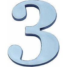 Cemax Villa Boy 3 Rakamı 8,5 cm Yapışkanlı