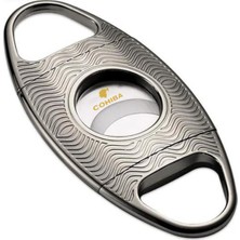 Cohiba Gümüş Desenli Metal Puro Makası Kesici