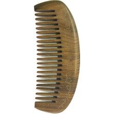 Beren Sandal Ağacı Orta Boy Geniş Aralıklı Tarak (15 Cm)