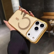 KumOziShop iPhone 17 Promax Uyumlu Simli Yıldız Işıltılı Magsafe Özellikli Darbeye Dayanıklı Kılıf