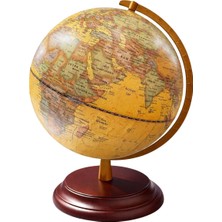 Dünyadan Hediyeler Dekoratif Işıklı Masa Üstü Dünya Küre Kahverengi 23X31CM ALK5261