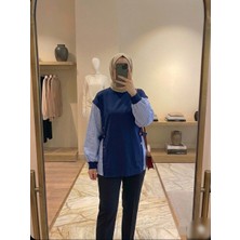 Azram Fashion Kadın Gömlek ve Düğme Detaylı Tesettür Tunik