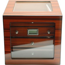 Premium Quality Premiumquality Recoleta Kahverengi Humidor Puro Kutusu