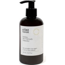 Ethem Bey Zeytinyağları Atike Hanım Sıvı Zeytinyağı Sabunu 250 ml (Lavanta & Okaliptüs Parfümlü)
